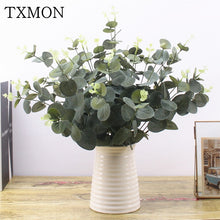 Load image into Gallery viewer, Green Artificial Leaves Large Eucalyptus Leaf Plants Decorative Fake Plants For Home Shop Garden Party