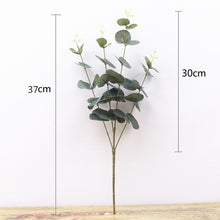 Load image into Gallery viewer, Green Artificial Leaves Large Eucalyptus Leaf Plants Decorative Fake Plants For Home Shop Garden Party