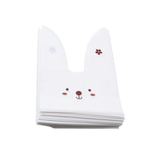 Load image into Gallery viewer, 25pcs Bunny Cookies Bags Candy Biscuit Packaging Bag Birthday Wedding Gift Party bags
