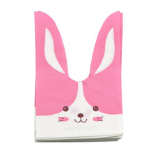 Load image into Gallery viewer, 25pcs Bunny Cookies Bags Candy Biscuit Packaging Bag Birthday Wedding Gift Party bags