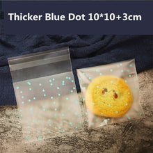 Load image into Gallery viewer, 100pcs 9sizes Frosted Cute Dots Plastic Pack Candy Cookie Soap Cupcake ba
