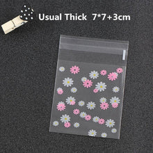 Load image into Gallery viewer, 100pcs 9sizes Frosted Cute Dots Plastic Pack Candy Cookie Soap Cupcake ba