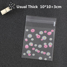 Load image into Gallery viewer, 100pcs 9sizes Frosted Cute Dots Plastic Pack Candy Cookie Soap Cupcake ba